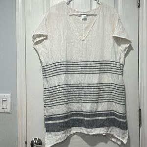 Kona Sol White Textured Top